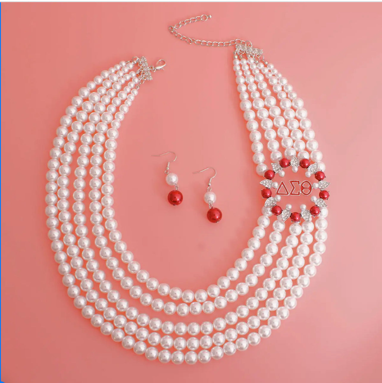 Delta Pearl Necklace Set