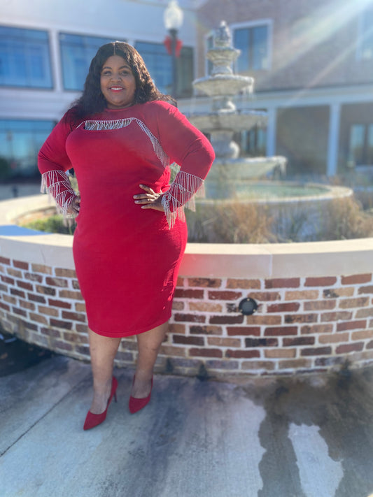 Lady in Red Dress